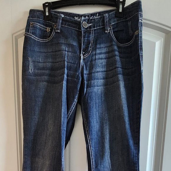 Maurice's~ Curvy Fit Bootcut Western Jeans - Size 5/6 Short - Picture 2 of 5